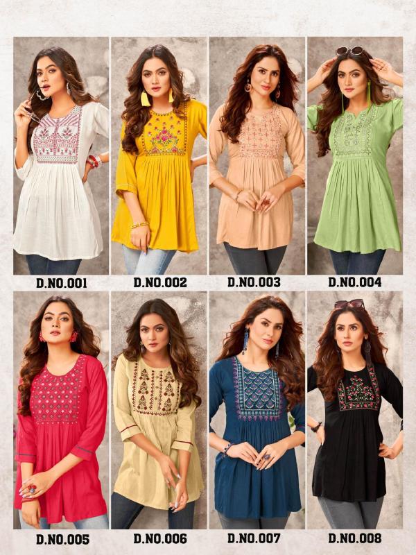 Heritage Kajree 2 Stylish Wear Designer Short Kurti Collection